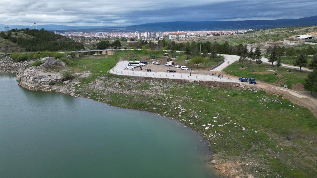 Belediye Çomar barajında kentte yakışır mesire alanı oluşturuyor