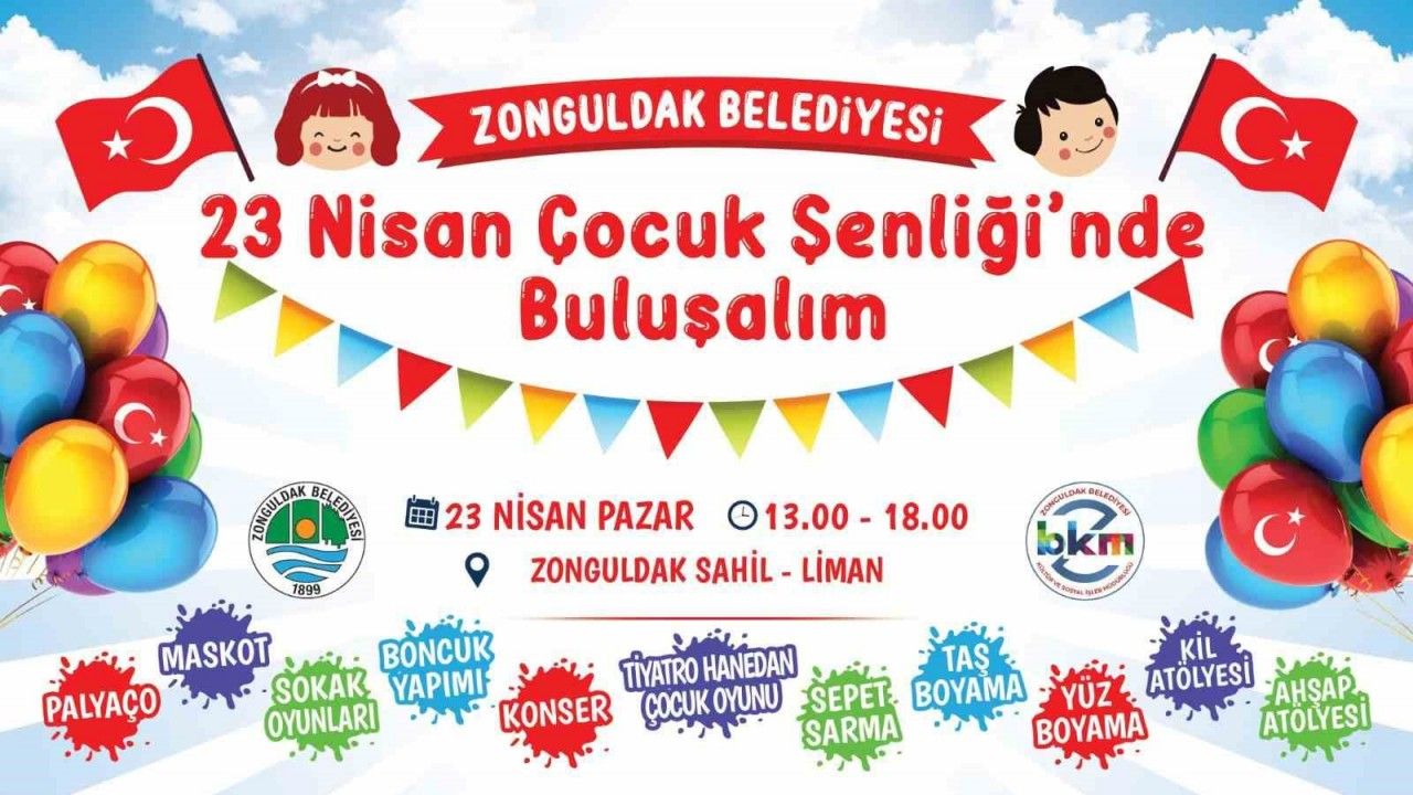 Zonguldak Belediyesi 23 Nisan coşkusu yaşatacak