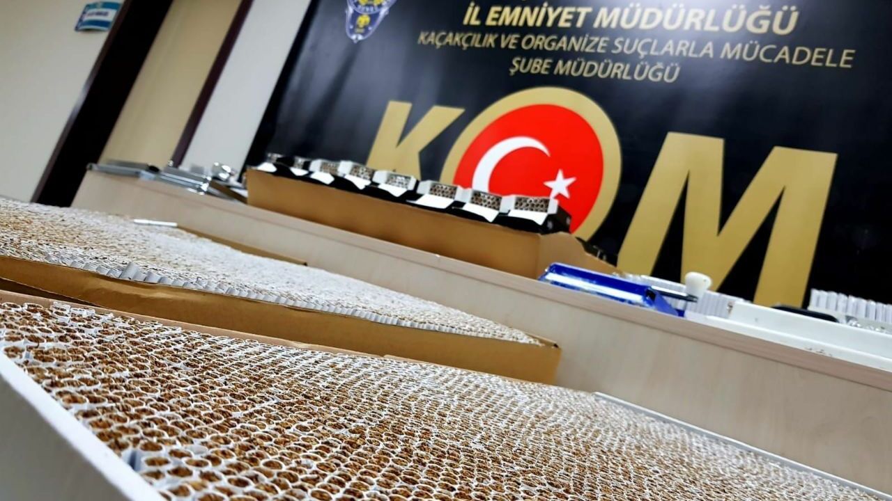 Polisten kaçak sigara operasyonu