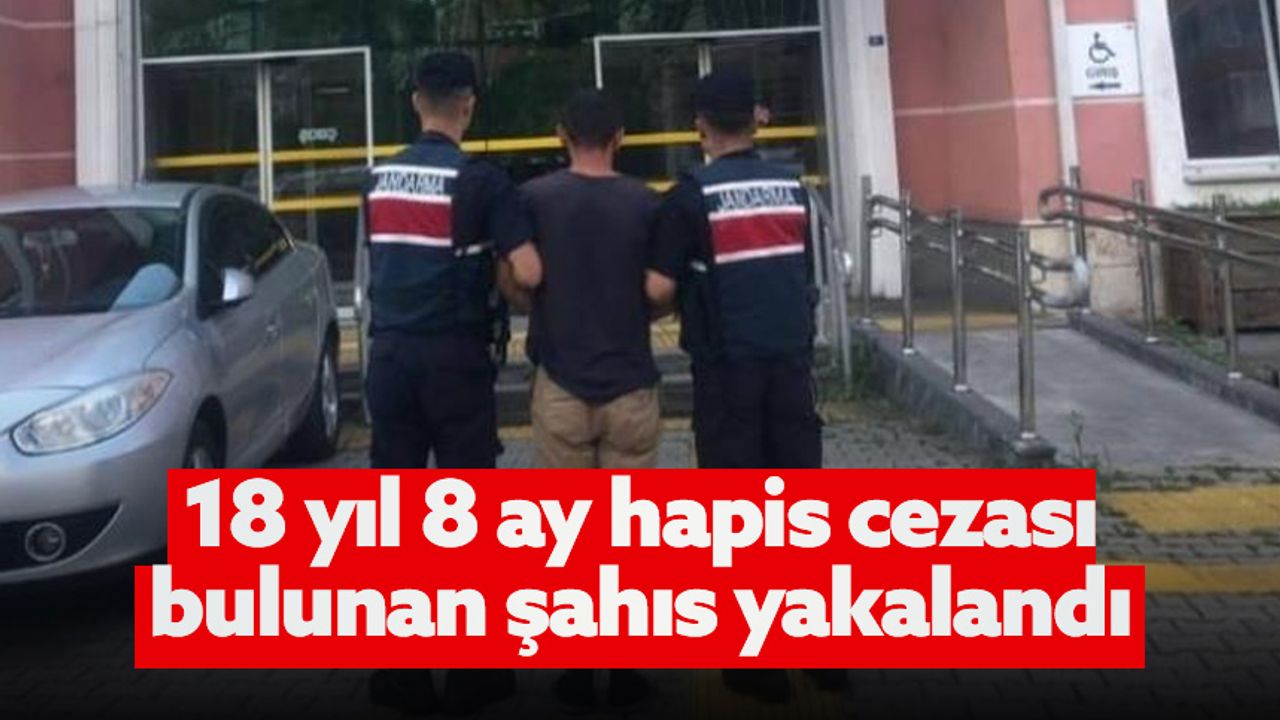 Samsun'da kesinleşmiş hapis cezası bulunan şahıs yakalandı
