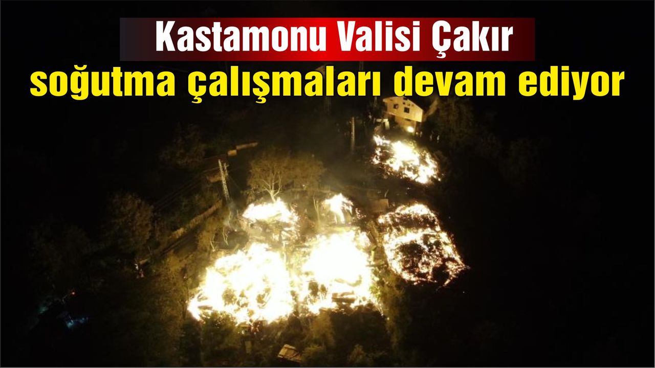 Kastamonu Valisi Çakır: soğutma çalışmaları devam ediyor