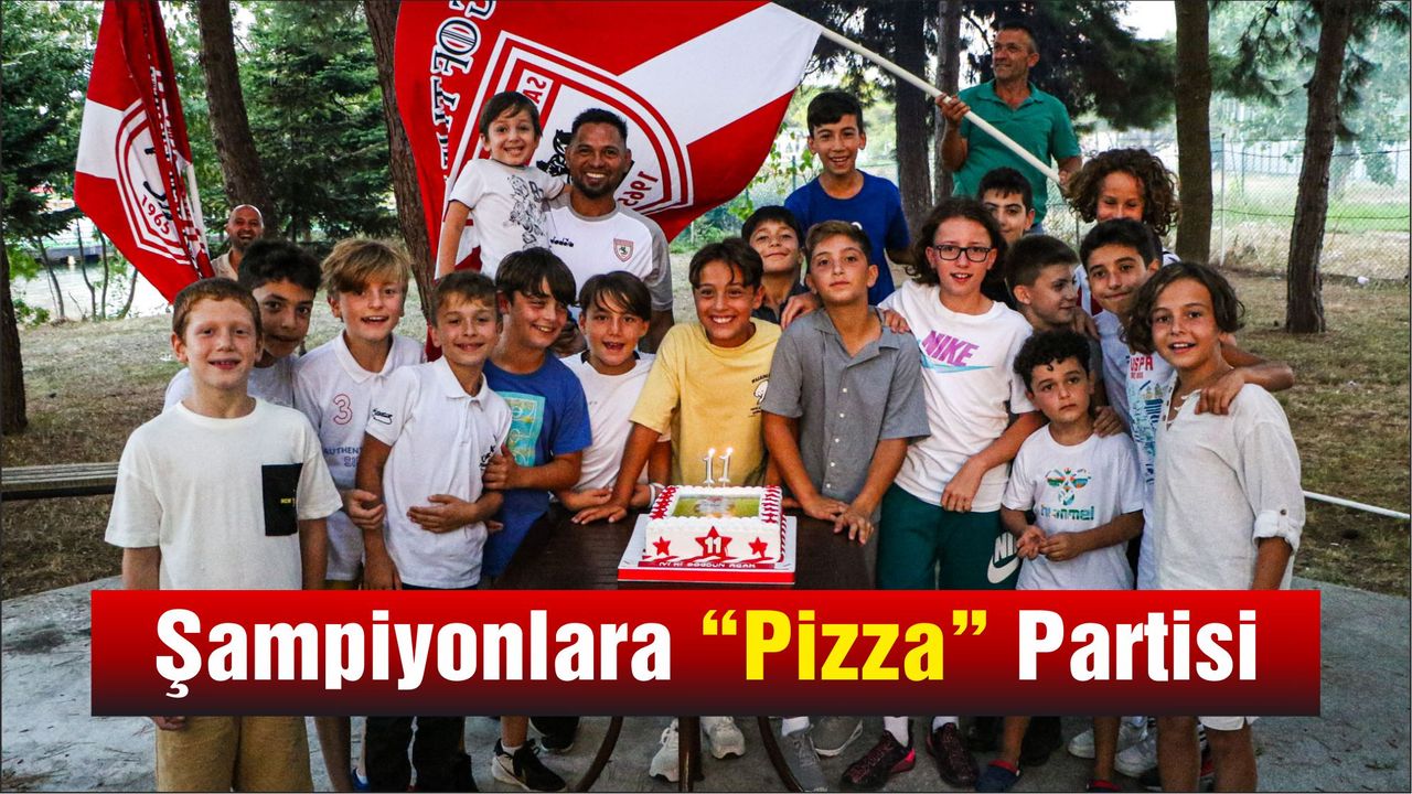 Şampiyonlara “Pizza” Partisi