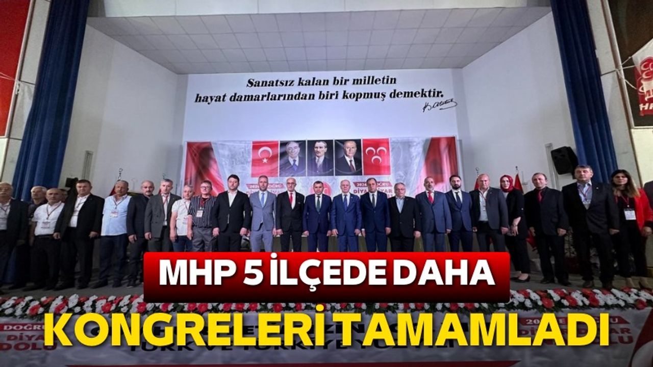 Samsun'da MHP ilçe kongre süreci devam ediyor