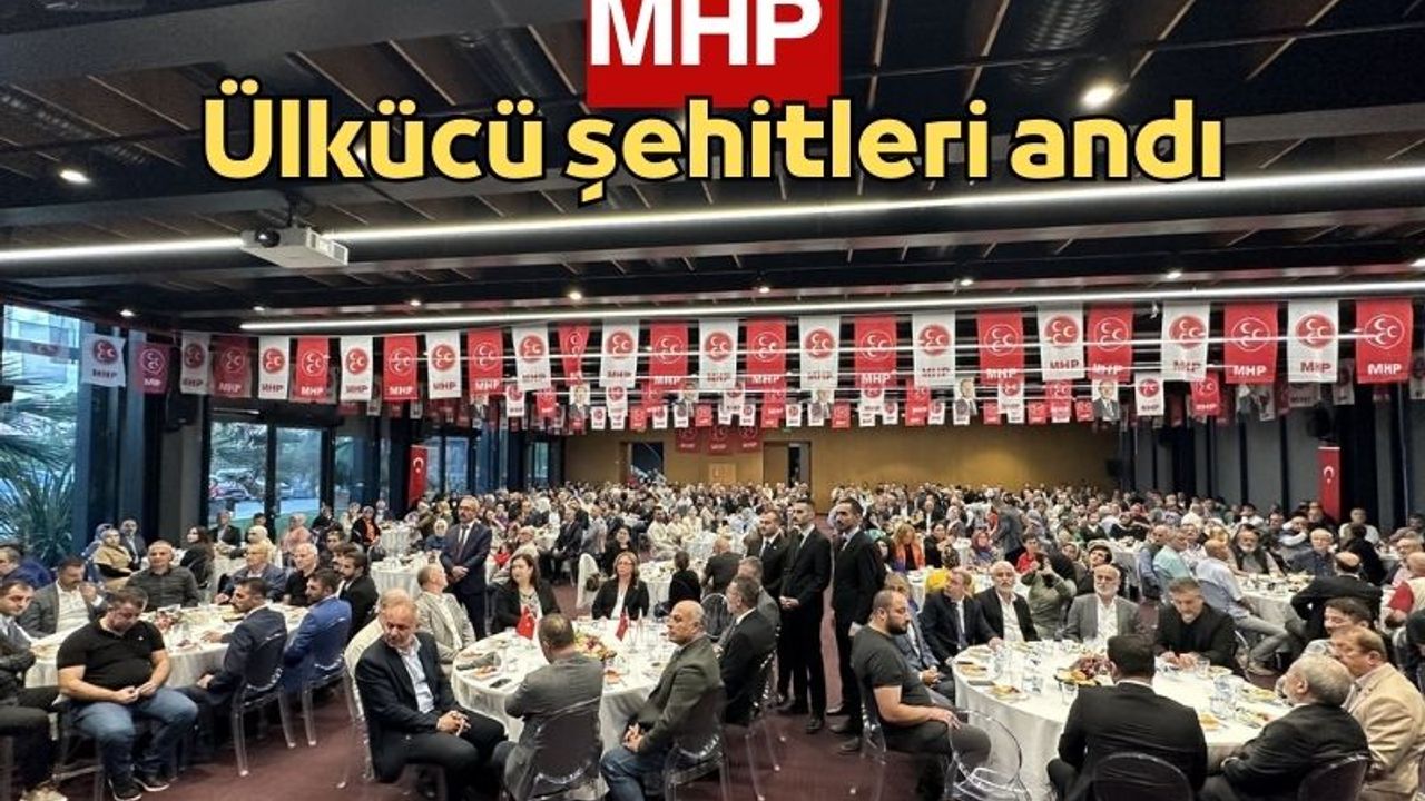Samsun'da MHP'den 'Ülkücü Şehitleri Anma Programı'