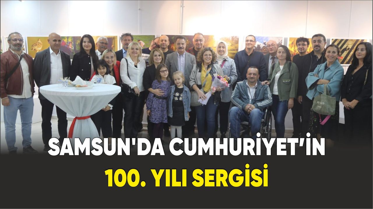 Samsun’da Cumhuriyet’in 100. Yıl coşkusu ölümsüz fotoğraf kareleriyle anlatıldı.