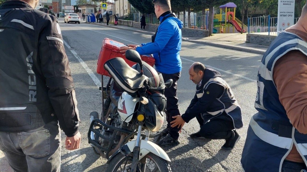 Samsun’da polisten  motosikletlilere yönelik uygulama