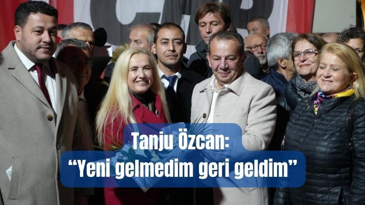Tanju Özcan: “Tarihe geçecek seçim zaferi elde edeceğiz”