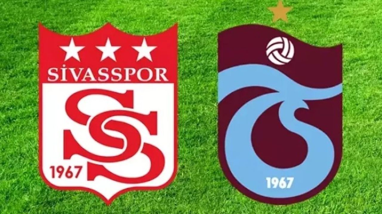 Trabzonspor ile Sivasspor 35. kez karşı karşıya gelecek.