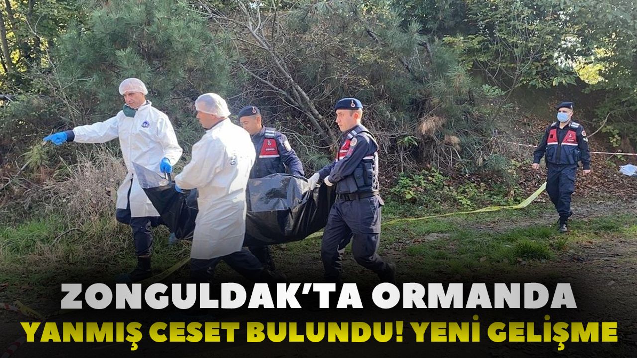 Zonguldak’ta ormanda yanmış ceset bulundu! Yeni gelişme