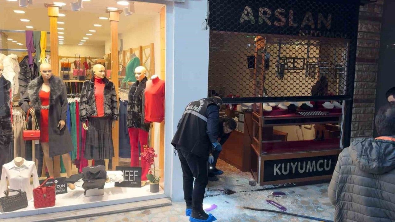 Bursa’da 500 bin liralık kuyumcu soygunu