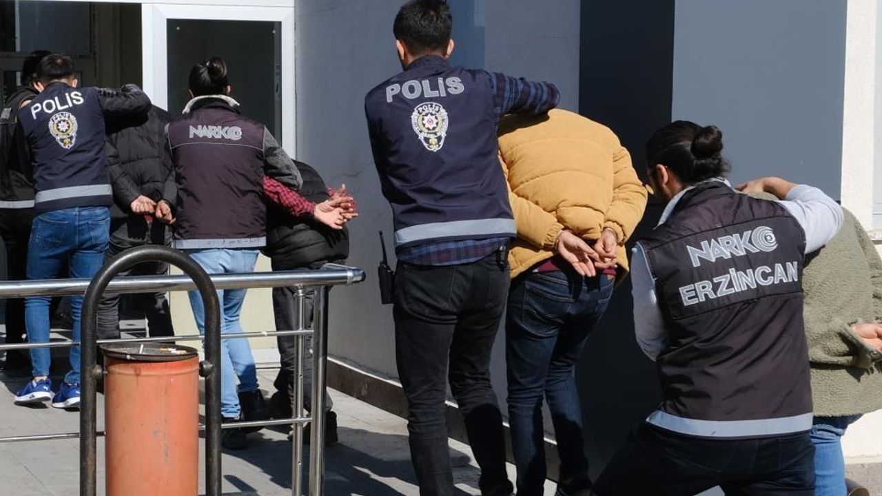Erzincan’da 2023 yılında uyuşturucu ticareti yaptığı gerekçesiyle 75 kişi tutuklandı