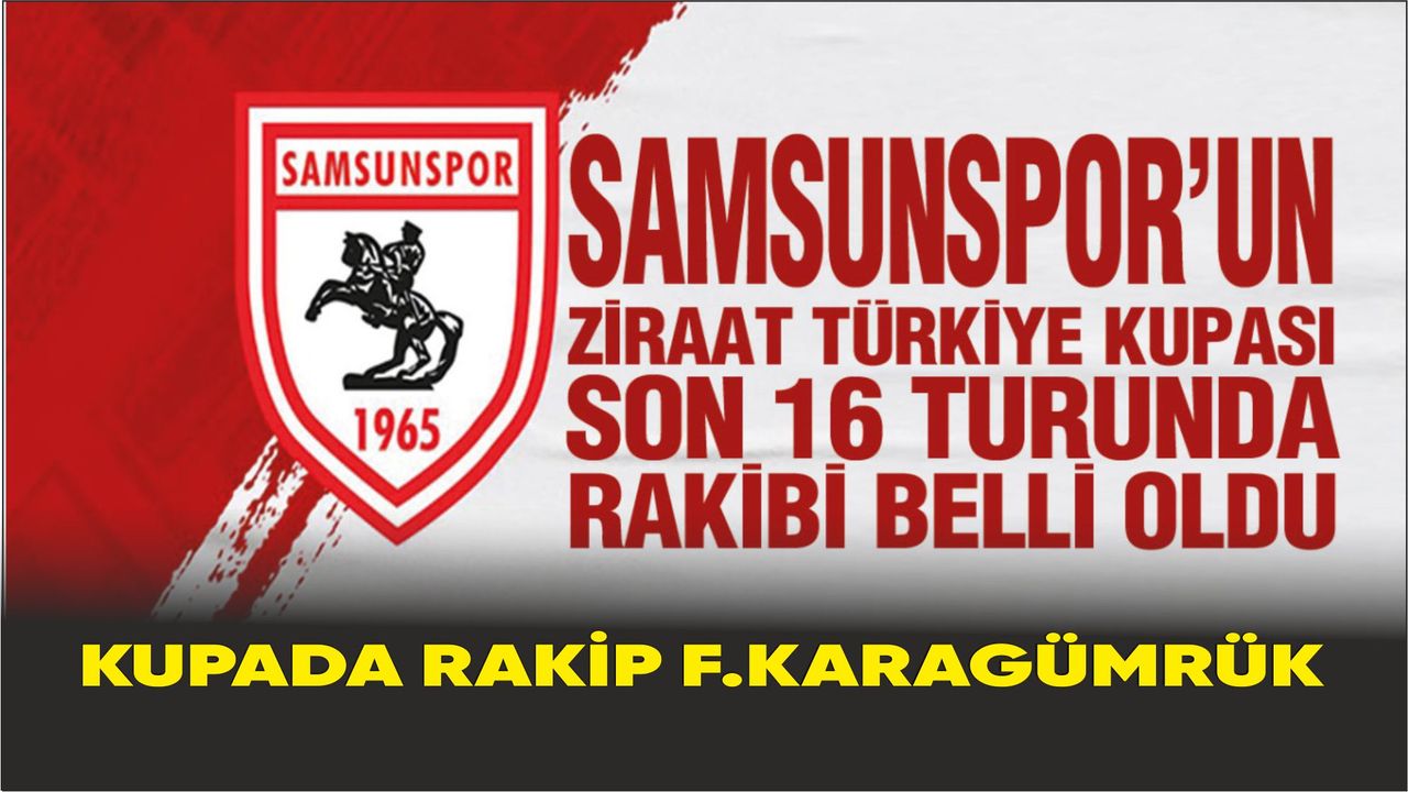 Ziraat Türkiye Kupası'nda Rakip Fatih Karagümrük