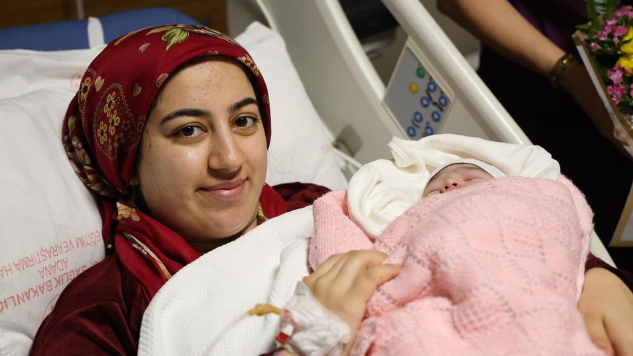 2024 yılının Adana’da ilk bebeği ‘Masal’ oldu
