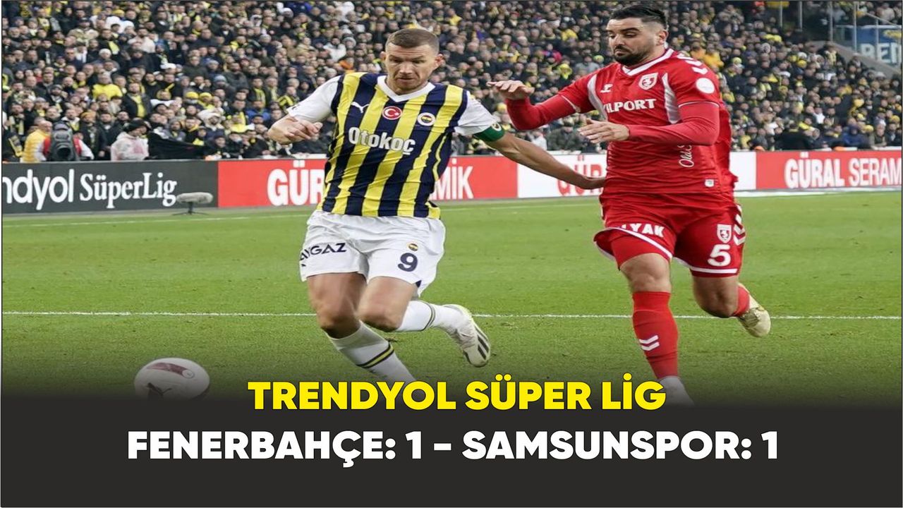 Fenerbahçe: 1 - Samsunspor: 1