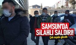 Samsun’da silahla 2 kişinin yaralanmasına 3 gözaltı