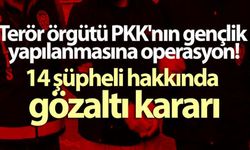 Terör örgütü PKK'nın gençlik yapılanmasına operasyon