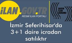 İzmir Seferihisar'da 3+1 daire icradan satılıktır