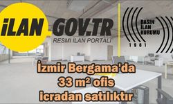 İzmir Bergama'da 33 m² ofis icradan satılıktır