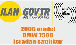 2006 model BMW 730D icradan satılıktır