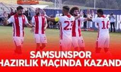Samsunspor hazırlık maçında kazandı