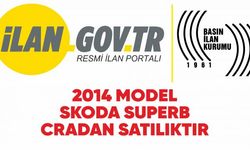 2014 model Skoda SuperB marka otomobil icradan satılıktır
