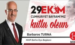 MHP ilçe Başkanı Turna’ dan “29 Ekim Cumhuriyet Bayramı” Mesajı