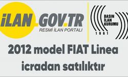 2012 model FIAT Linea icradan satılıktır