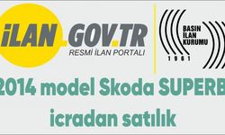 2014 model Skoda SUPERB 1.6 TDI icradan satılık