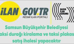 Samsun Büyükşehir Belediyesi Taksi ihalesi