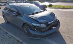Samsun’da otomobil ile motosiklet çarpıştı: 1 yaralı