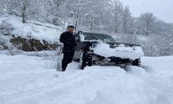 Artvin’de kar yağışı yeniden etkili olmaya başladı