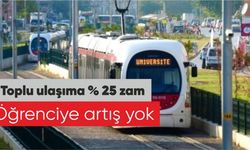 Samsun’da toplu ulaşıma yüzde 25 zam: Öğrenciye artış yok