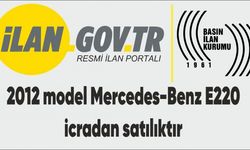 2012 model Mercedes-Benz E220 icradan satılıktır