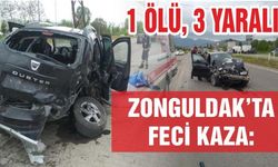 Zonguldak’ ta feci kaza: 1 ölü, 3 yaralı