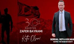 Bafra TSO Başkan Adayı Kocabaş'da Zafer Bayramı mesajı