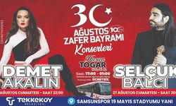 Tekkeköy’de Zafer Bayramı konserle kutlanacak