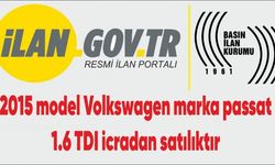2015 model Volkswagen marka passat 1.6 TDI icradan satılıktır