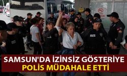 Samsun’da izinsiz gösteriye polis müdahale etti: 13 gözaltı