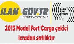 2013 Model Fort Cargo çekici icradan satılıktır