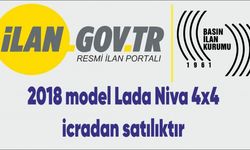 2018 model Lada Niva 4x4 icradan satılıktır