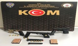 Samsun’da bir araçta 3 ruhsatsız tabanca bulundu: 2 gözaltı