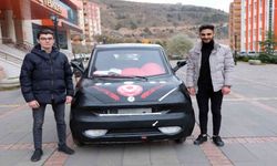 Gümüşhane Üniversitesi öğrencileri 120 kilometre hıza ulaşabilen elektrikli araç yaptı