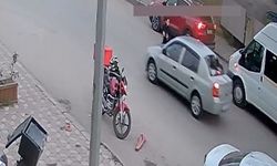 Lise öğrencisinin ölümden döndüğü kaza kamerada