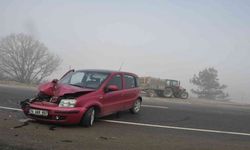 Bolu’da sis kazayı beraberinde getirdi: 2 yaralı