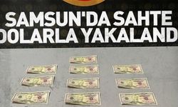 Samsun’da 10 adet 50’lik sahte dolarla yakalanan şahsa gözaltı