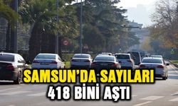 Samsun’da trafiğe kayıtlı taşıt sayısı 418 bin 183 oldu