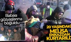 Kahramanmaraş'tan 51 saat sonra güzel haber: 20 yaşındaki Melisa kurtarıldı