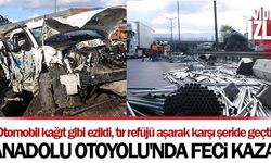 Anadolu Otoyolu'nda feci kaza: 5 yaralı