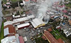 Artvin’in Kemalpaşa ilçesindeki çay fabrikasında çıkan yangın söndürüldü