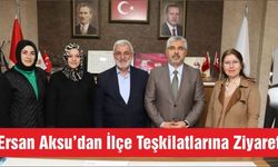 Ersan Aksu'dan  Ak Parti Tekkeköy İlçe Başkanlığına Ziyaret